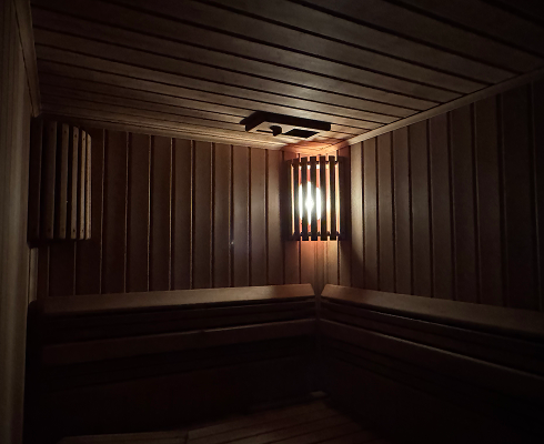 Сауна для релаксации в фитнес клубе Global Fitness, Чеканы